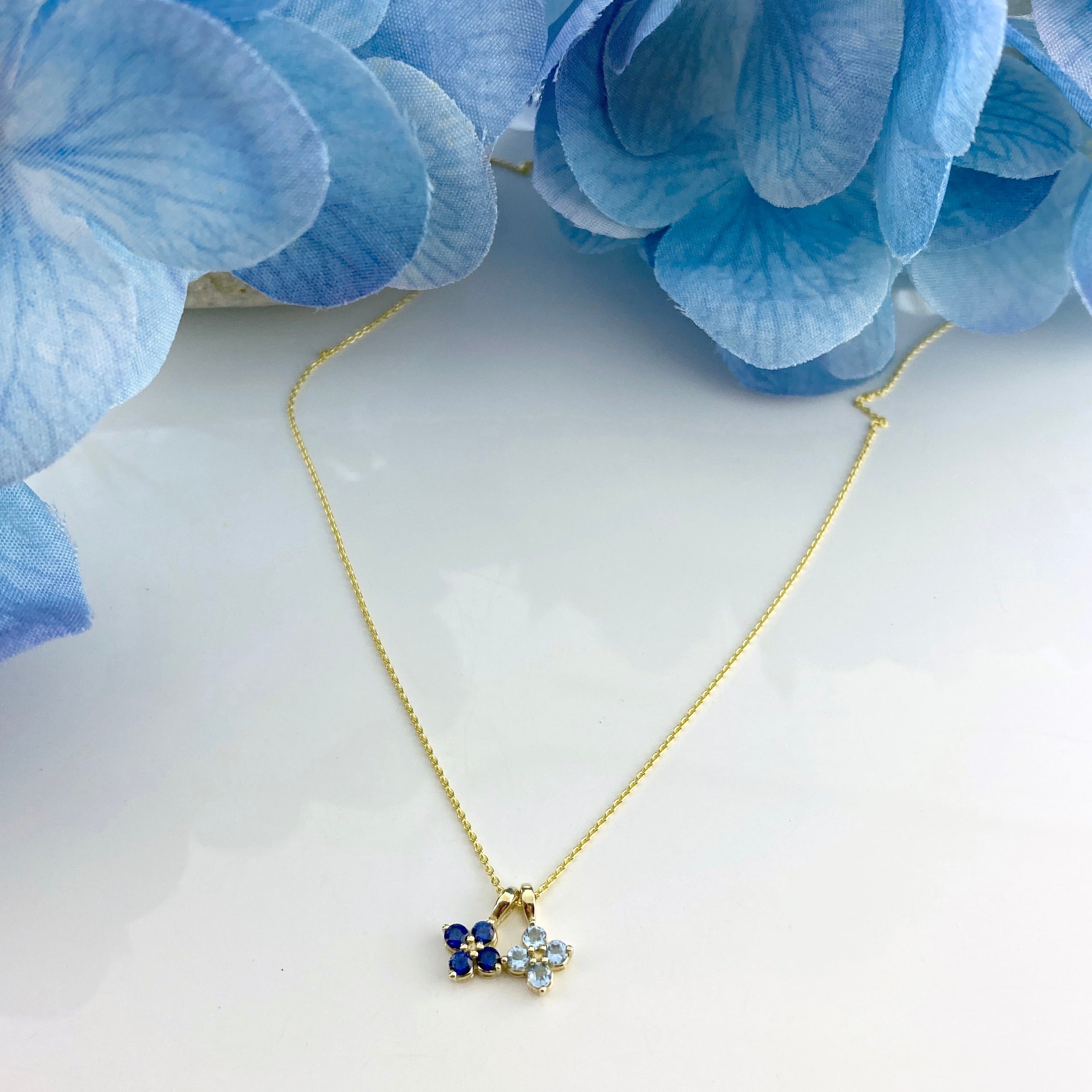 Hydrangea necklace hot sale