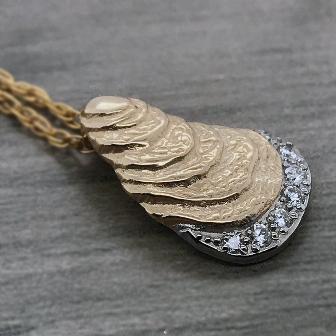 Sand dollar hot sale oyster necklace