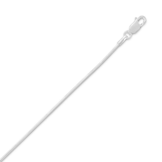 1.8 mm Flexible Sterling Silver Snake Chain
