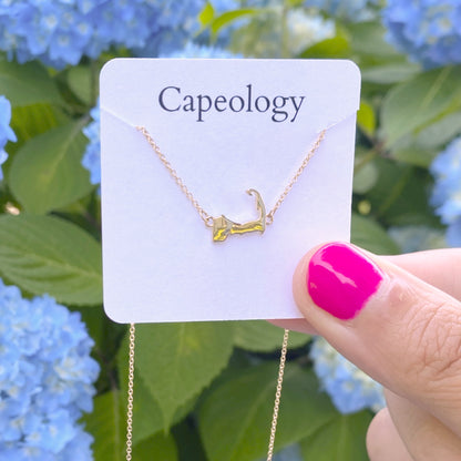 Capeology Cape Cod Map Necklace
