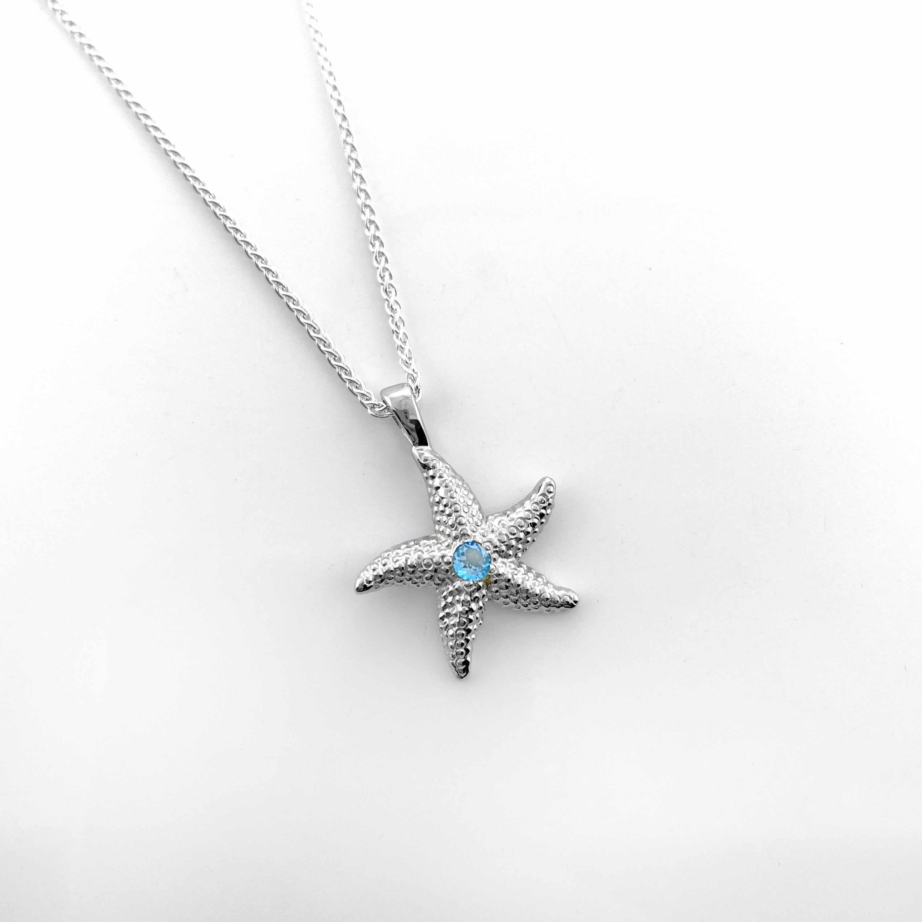 Starfish Pendant - Silver Seas Jewellery
