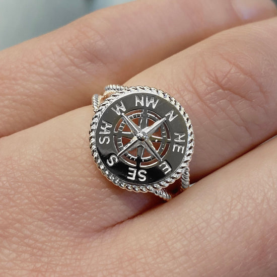 Compass Rope Ring