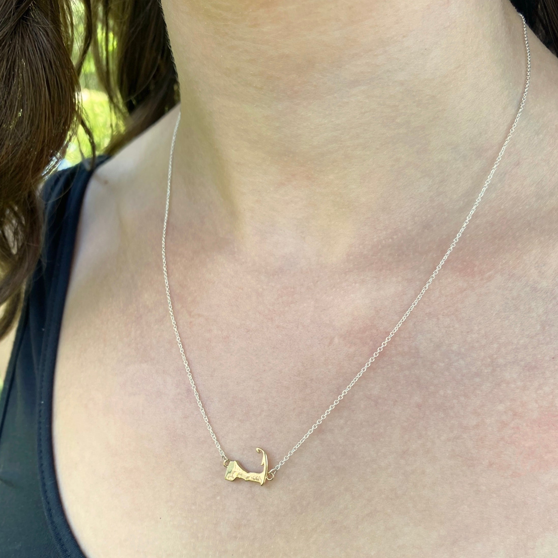 Capeology Cape Cod Map Necklace – Cape Cod Jewelers