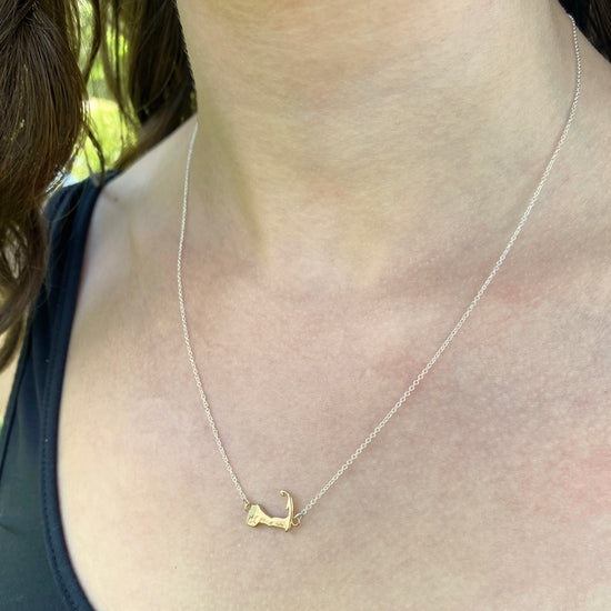 Capeology Cape Cod Map Necklace