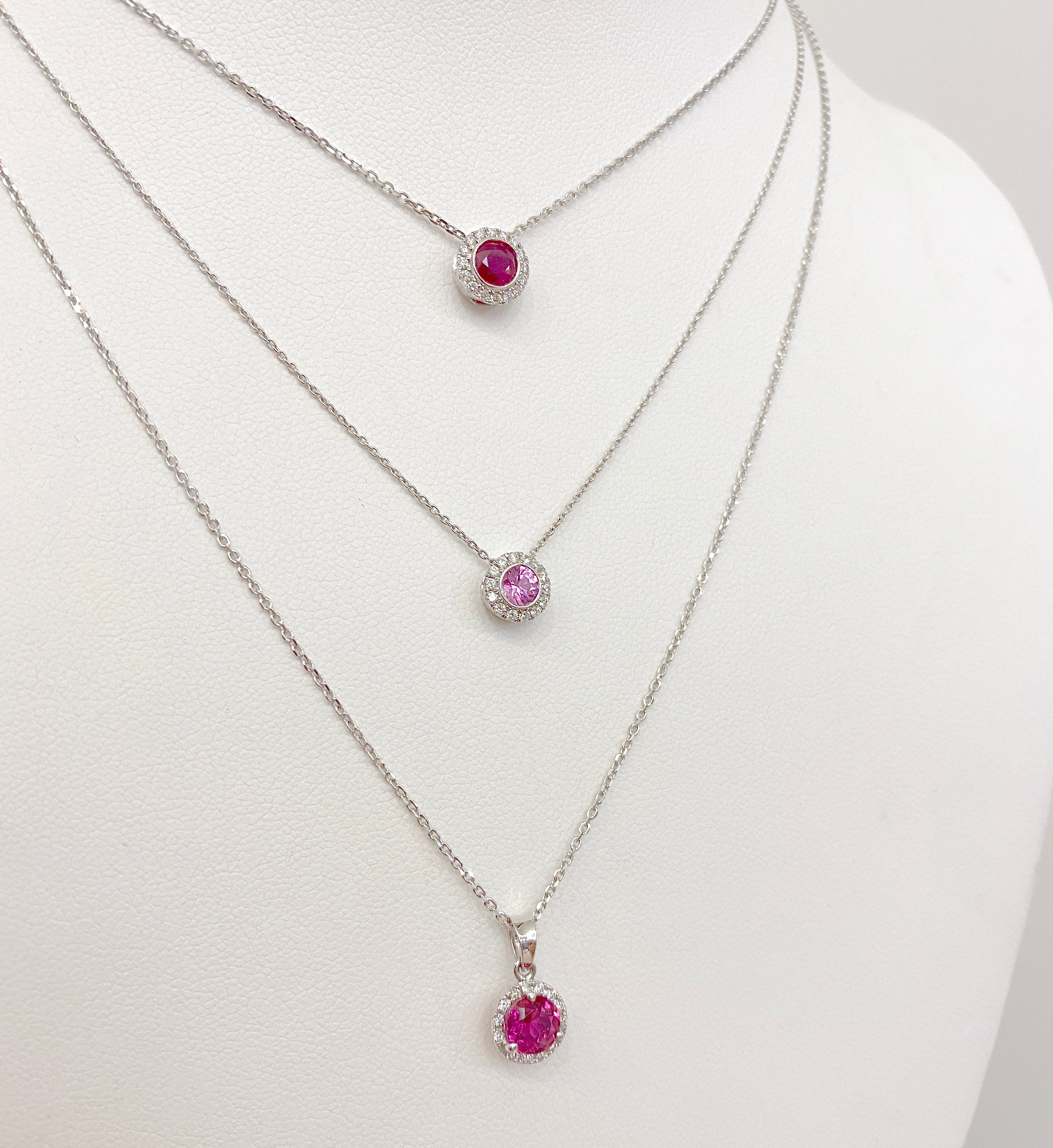 Tiffany & Co. Soleste Pink Tourmaline Diamond Halo Pendant | Pampillonia  Jewelers | Estate and Designer Jewelry