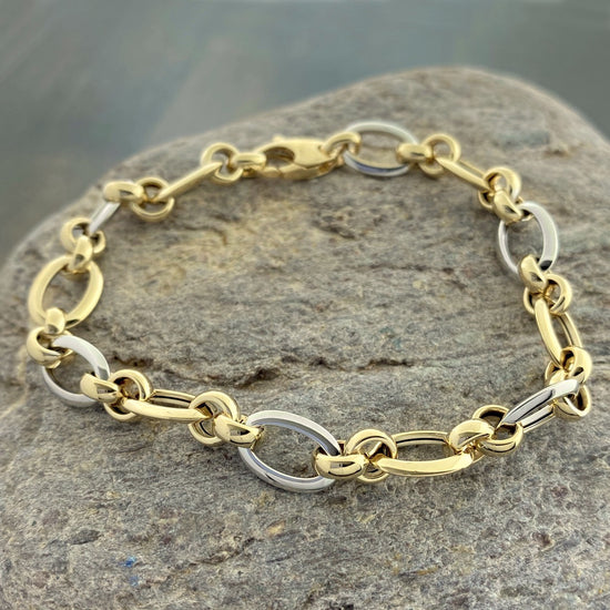 14k Gold Yarmouth Link Bracelet
