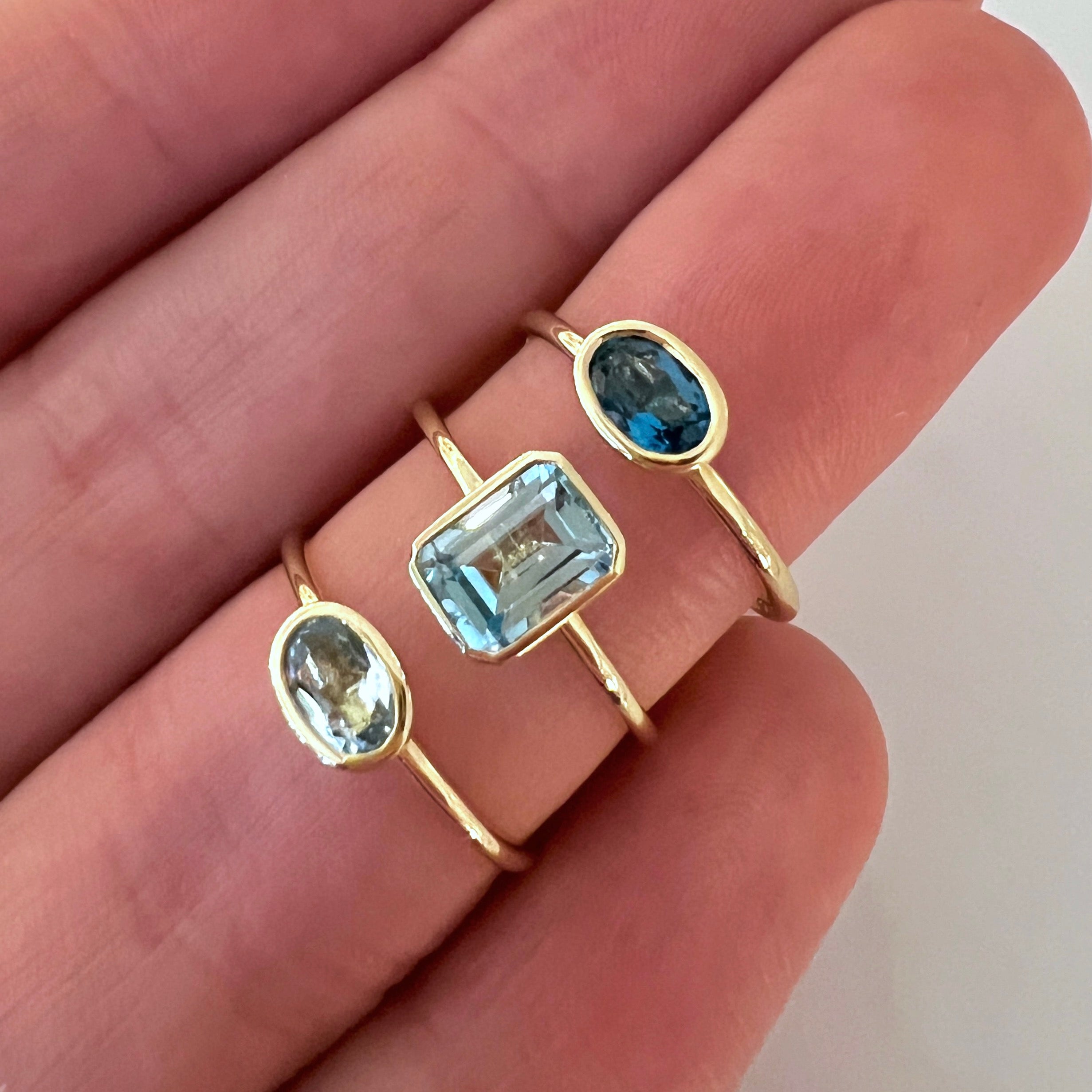 Petite London Blue Topaz Stacking Ring – Cape Cod Jewelers