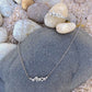 New! Petite 14K Diamond Cluster Necklace