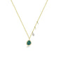Opal + Diamond Dainty Necklace | By Meira T