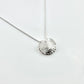 Sterling Silver Textured Sand Dollar Pendant