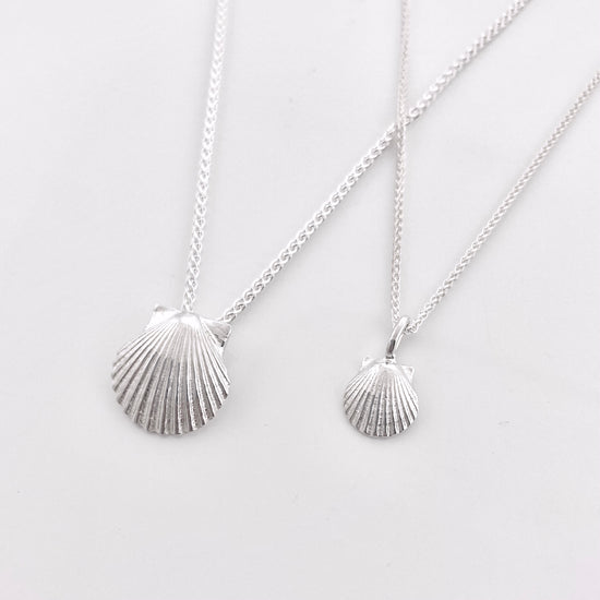 Sterling Silver Scallop Necklace