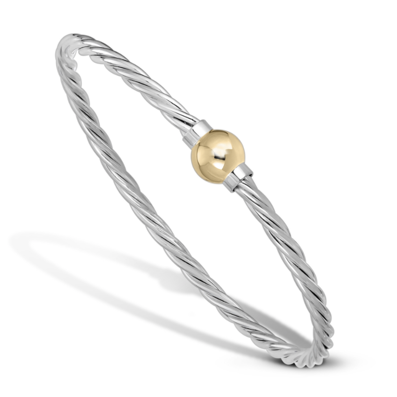 LeStage Cape Cod Cuff bracelet - sterling silver and 14K gold – Butterfly  Beach Jewelers
