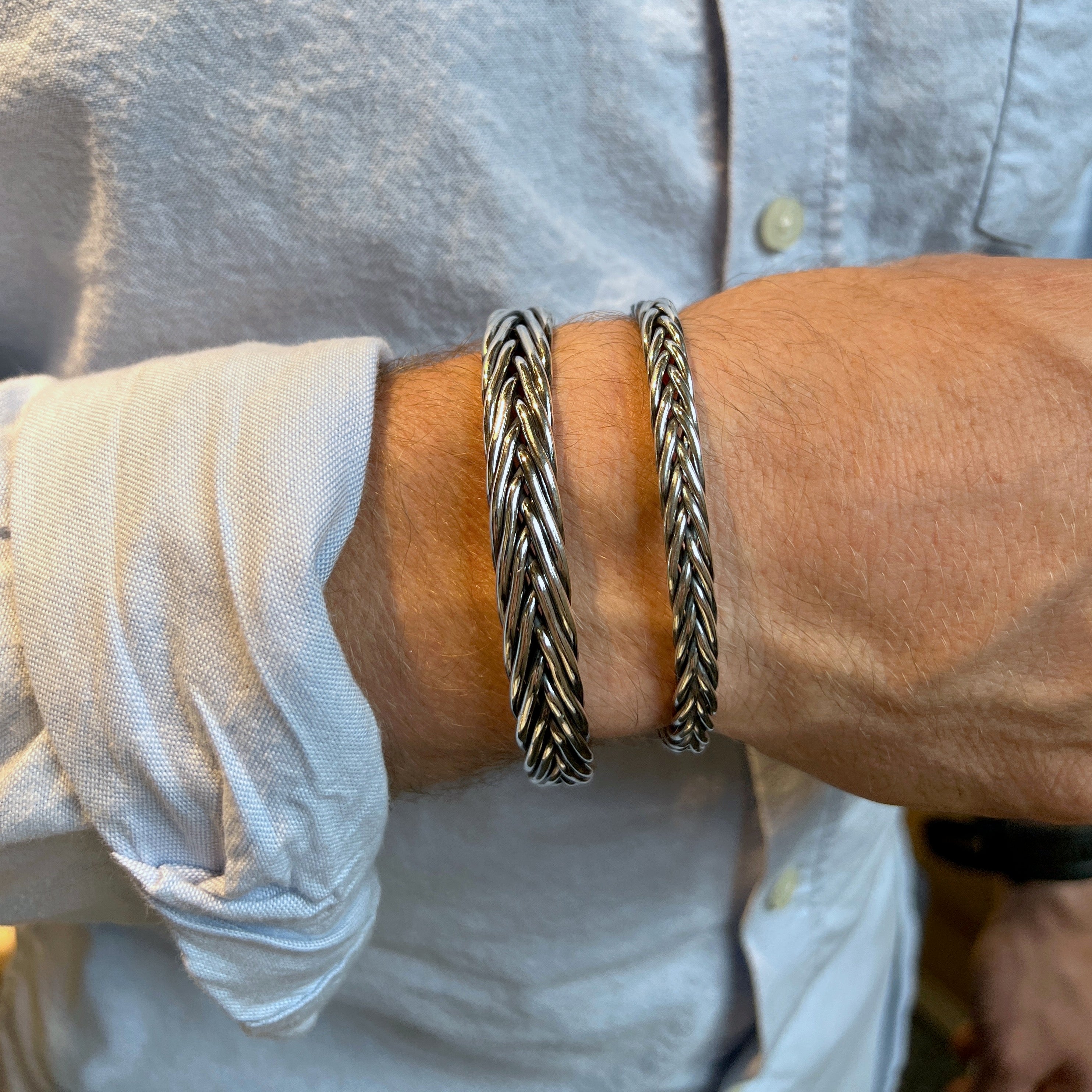 Rustic Hand Crafted Adjustable Men Bracelet, Textured Copper Bracelet,