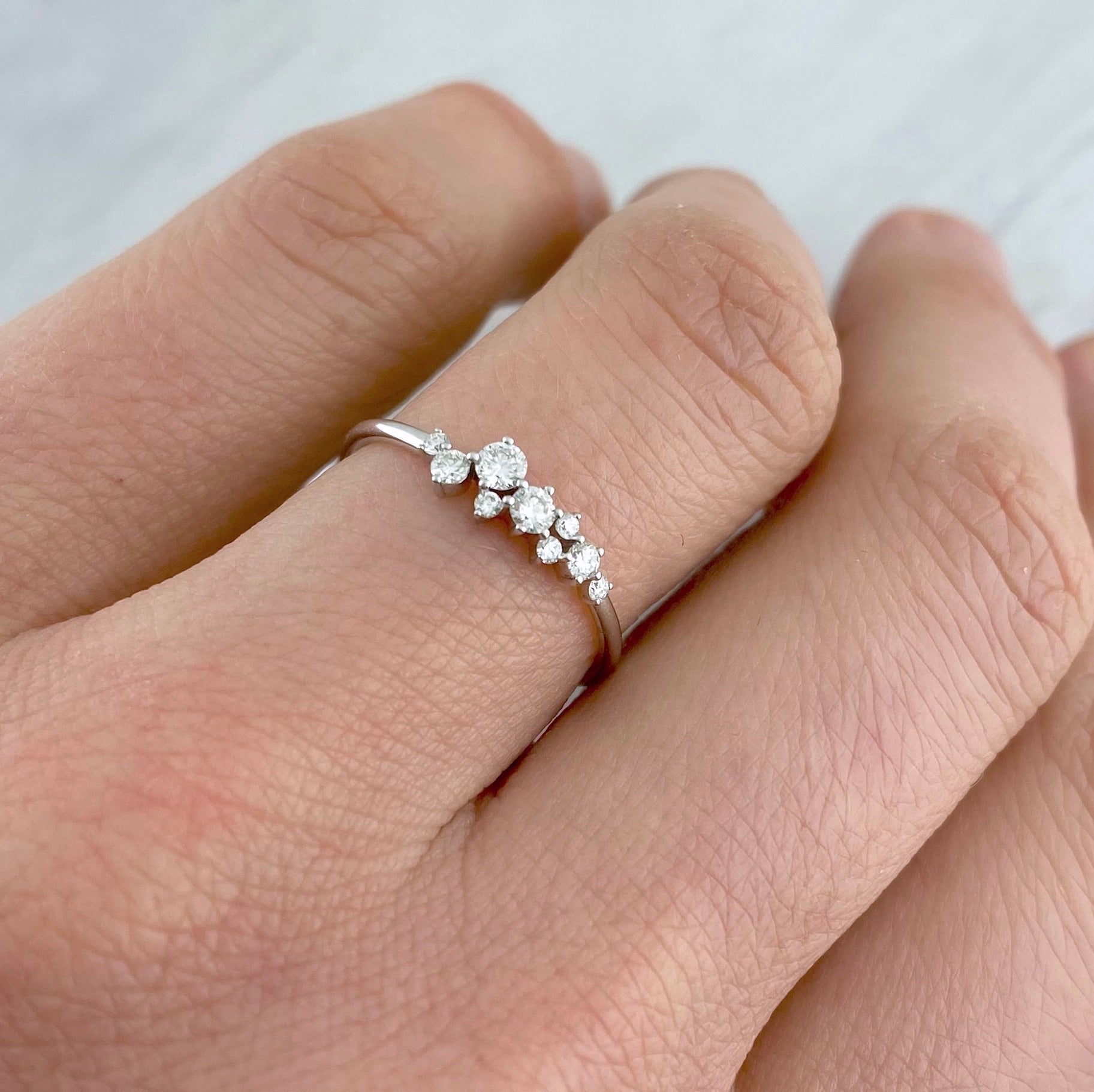 Laura Preshong | Chloe Diamond Eternity Wedding Band